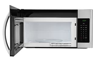 frigidaire cu ft microwave range over otr clearance zero door stage stainless cooking lighting multi led steel