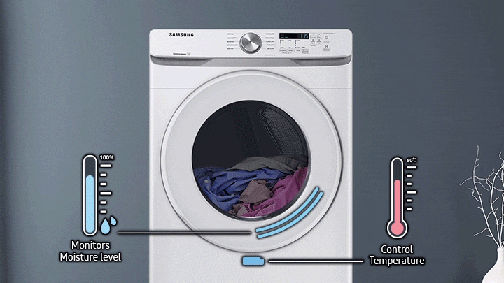 Samsung WF45T6000AW-DVE45T6005W 27" 5.2 Cu.Ft. Front Load Washer And