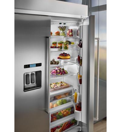 48" KitchenAid 29.5 Cu. Ft. Built-In Side by Side Refrigerator - KBSD608ESS