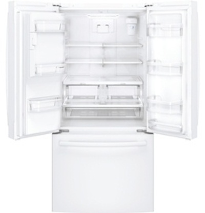 33" GE Profile 23.8 cu.ft. French Door Bottom-Mount, with Space Saving Icemaker - PFE24JGKWW