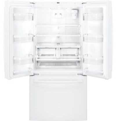 33" GE Profile 24.8 cu.ft. French Door Bottom-Mount, w/Factory Installed Icemaker - PNE25JGKWW