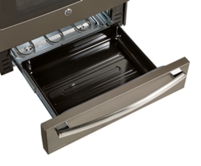 30" GE Profile Free Standing Electric Self Cleaning True Convection Range with Baking Drawer - PCB985EKES