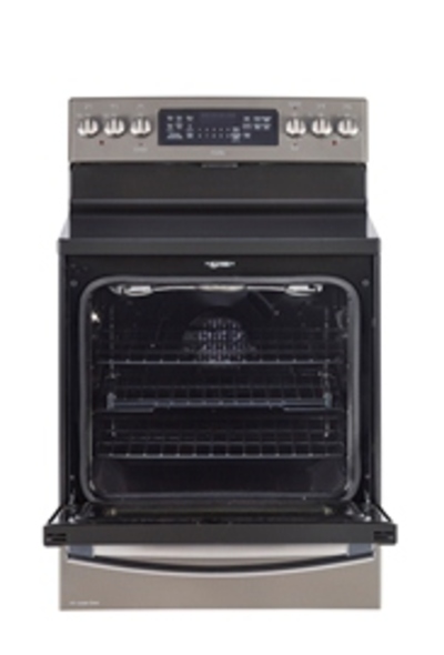 30" GE Profile Free Standing Electric Self Cleaning True Convection Range with Baking Drawer - PCB985EKES