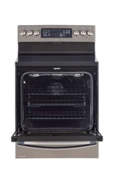30" GE Profile Free Standing Electric Self Cleaning True Convection Range with Baking Drawer - PCB985EKES