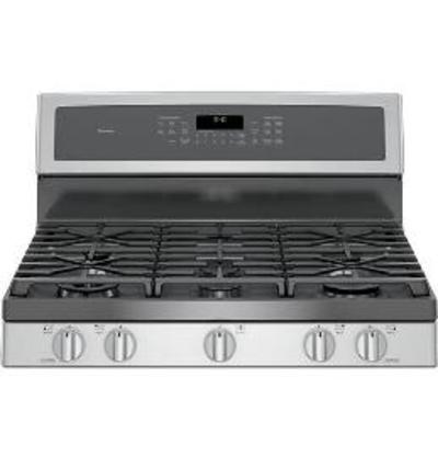 30" GE Profile Free-Standing Gas Convection Self-Cleaning Gas Range with Warming Drawer - PCGB940SEJSS