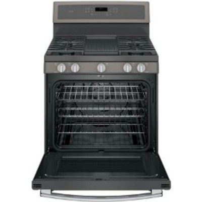 30" GE Profile Free-Standing Gas Convection Self Cleaning Gas Range - PCGB911EEJES