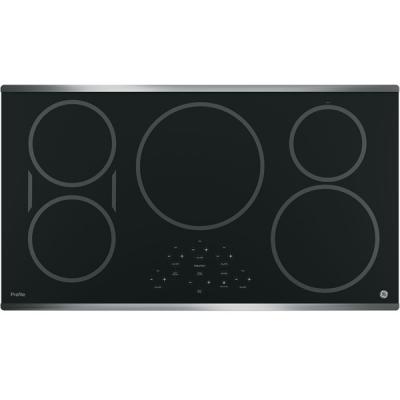 36" GE Profile Electric Cooktop with Induction Elements - PHP9036SJSS