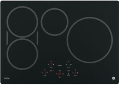 30" GE Profile Electric Cooktop with Induction Elements - PHP9030DJBB
