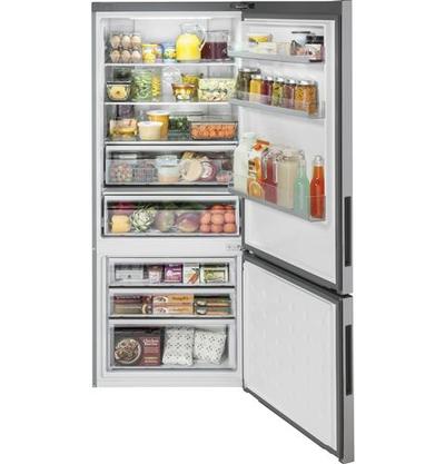 28" Haier 15 Cu. Ft. Bottom Freezer Refrigerator - HRB15N3BGS