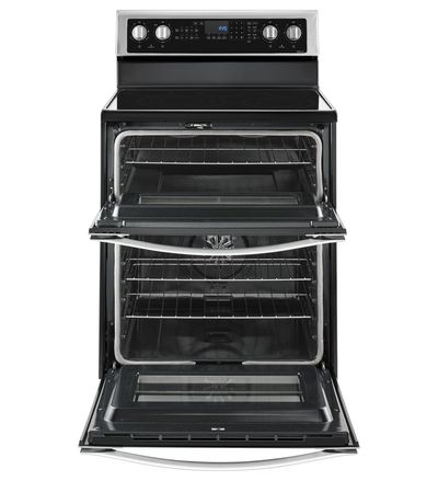 Whirlpool 6.7 Cu. Ft. Electric Double Oven Range with True Convection - YWGE745C0FH