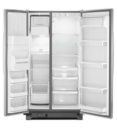 36" Whirlpool Side-by-Side Refrigerator with Water Dispenser - 25 cu. ft. - WRS335FDDM