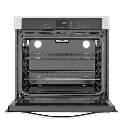 30" Whirlpool® 5.0 cu. ft. Single Wall Oven with extra-large window - WOS51EC0AS