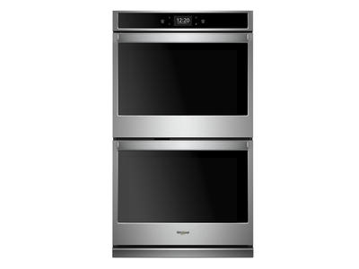 30" Whirlpool 10.0 Cu. Ft. Smart Double Wall Oven With True Convection Cooking - WOD77EC0HS