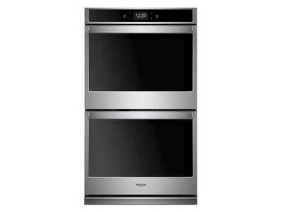 27"  Whirlpool 8.6 Cu. Ft. Smart Double Wall Oven With True Convection Cooking - WOD77EC7HS