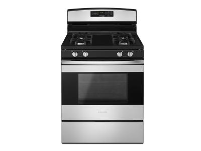 30" Amana 5.0 Cu. Ft. Gas Range With Self-Clean Option - AGR6603SFS