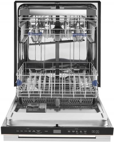 24" Whirlpool Smart Stainless Steel Tub Third Level Rack Dishwasher with TotalCoverage Spray Arm  - WDTA75SAHN