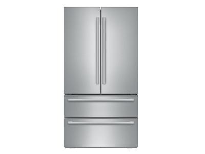 36" Bosch 800 Series 20.7 Cu. Ft. 4-Door French Door Counter-Depth Refrigerator - B21CL81SNS