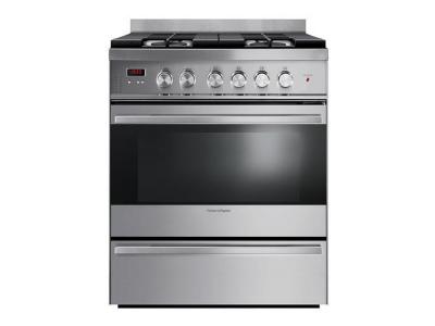 30" Fisher & Paykel 3.6 Cu. Ft. Gas Range - OR30SDBMX1
