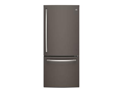 30" GE 20.9 Cu. Ft. Bottom-Freezer Refrigerator - GDE21DMKES