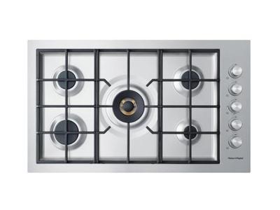 36" Fisher & Paykel  Flush Gas on Steel Cooktop - CG365DWNGACX2
