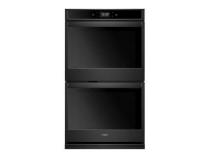 30" Whirlpool 10.0 cu. ft. Smart Double Wall Oven with True Convection Cooking - WOD77EC0HB