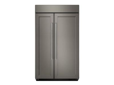 48" KitchenAid 30.0 Cu. Ft. Built-In Side by Side Refrigerator - KBSN608EPA