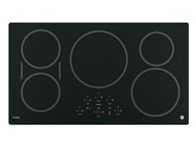 36" GE Profile Electric Cooktop with Induction Elements - PHP9036DJBB