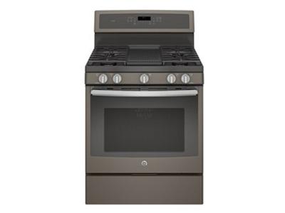 30" GE Profile Free-Standing Gas Convection Self Cleaning Gas Range - PCGB911EEJES