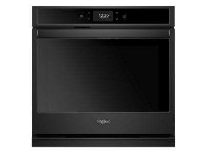 30" Whirlpool 5.0 cu. ft. Smart Single Wall Oven with True Convection Cooking - WOS72EC0HB