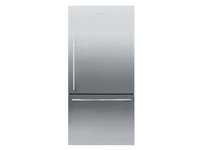 31" Fisher & Paykel 17 Cu. Ft. ActiveSmart Counter Depth Bottom Freezer Refrigerator - RF170WDRX5