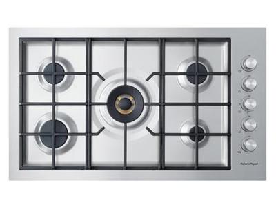 36" Fisher & Paykel  Flush Gas on Steel Cooktop - CG365DWLPACX2