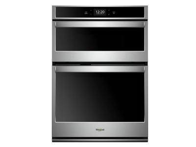 30" Whirlpool 6.4 Cu. Ft. Smart Combination Wall Oven With Touchscreen - WOC75EC0HS