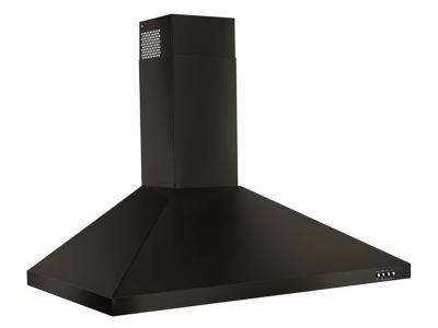 30" Whirlpool Contemporary Black Stainless Wall Mount Range Hood - WVW53UC0HV