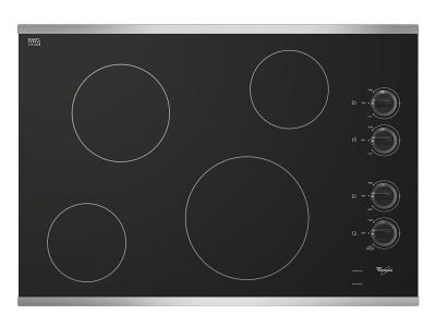 30" Whirlpool Electric Ceramic Glass Cooktop with Schott Ceran® Surface - W5CE3024XS