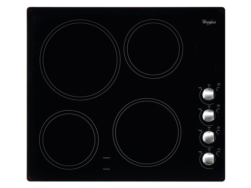 Whirlpool WCE52424AB 24" Electric Cooktop