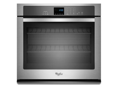 27" Whirlpool® 4.3 cu. ft. Single Wall Oven with SteamClean Option - WOS51EC7AS