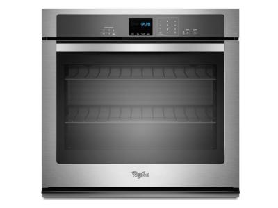30" Whirlpool® 5.0 cu. ft. Single Wall Oven with extra-large window - WOS51EC0AS