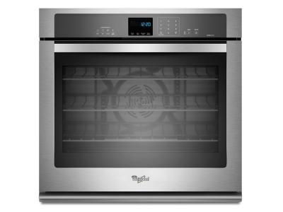 30" Whirlpool Gold®  5.0 cu. ft. Single Wall Oven with SteamClean Option - WOS92EC0AS