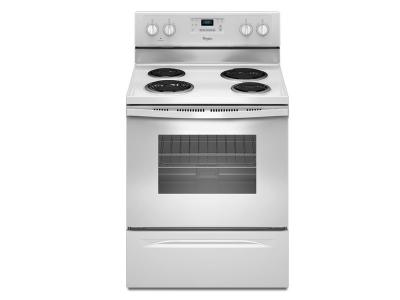 30" Whirlpool 4.8 Cu. Ft. Freestanding Electric Range with AccuBake System - YWFC310S0EW