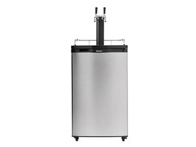 20" Danby 5.2 Cu. Ft. Dual Tap Kegerator - DKC052BSL2DB