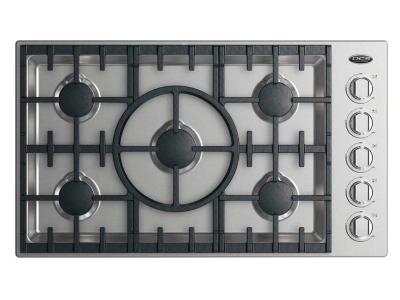 36" DCS Drop-in Cooktop With 5 Burner Halo - CDV2365HL