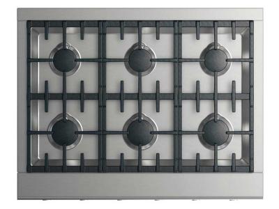 36" DCS Professional Cooktop With 6 Burners - CPV2366N