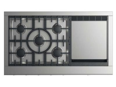 48" DCS Professional Cooktop With 5 Burners And Griddle - CPV2485GDL