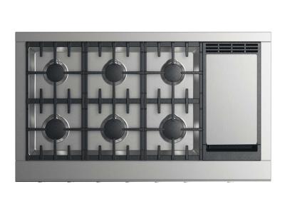 48" DCS Professional Cooktop With 6 Burners And Griddle - CPV2486GDL