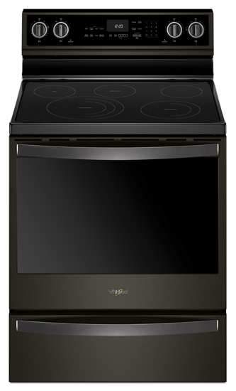30" Whirlpool 6.4 Cu. Ft. Smart Freestanding Electric Range With Frozen Bake Technology - YWFE975H0HV