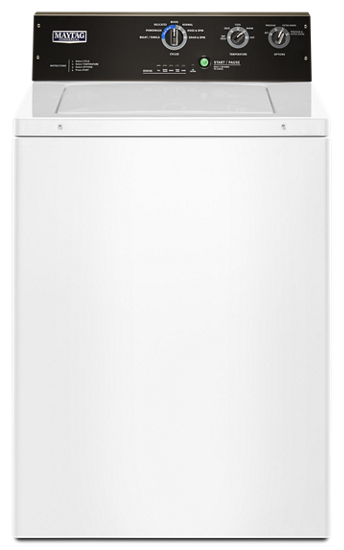 27" Maytag 4.0 Cu. Ft. Commercial-Grade Residential Agitator Washer - MVWP575GW