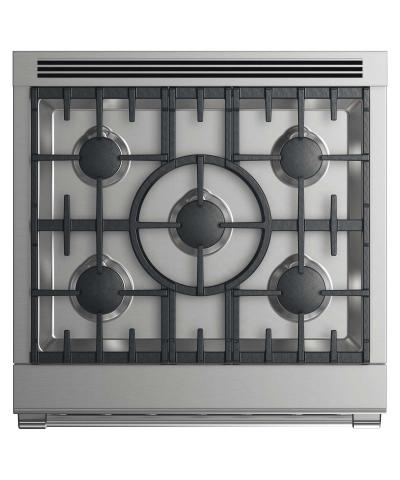 30" DCS 4 cu. Ft. Dual Fuel Range With 5 Burners - RDV2305L