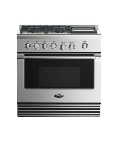 36" DCS 4.8 cu. Ft. Dual Fuel Range With 4 Burners And Griddle - RDV2364GDN