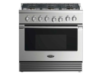 36" DCS 4.8 Cu. Ft. Dual Fuel Range With 6 Burners - RDV2366L