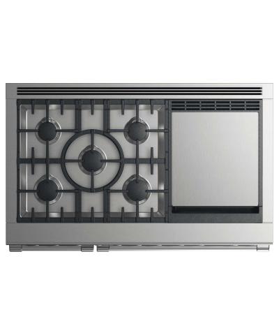 48" DCS Dual Fuel Range With 5 Burners And Griddle - RDV2485GDN